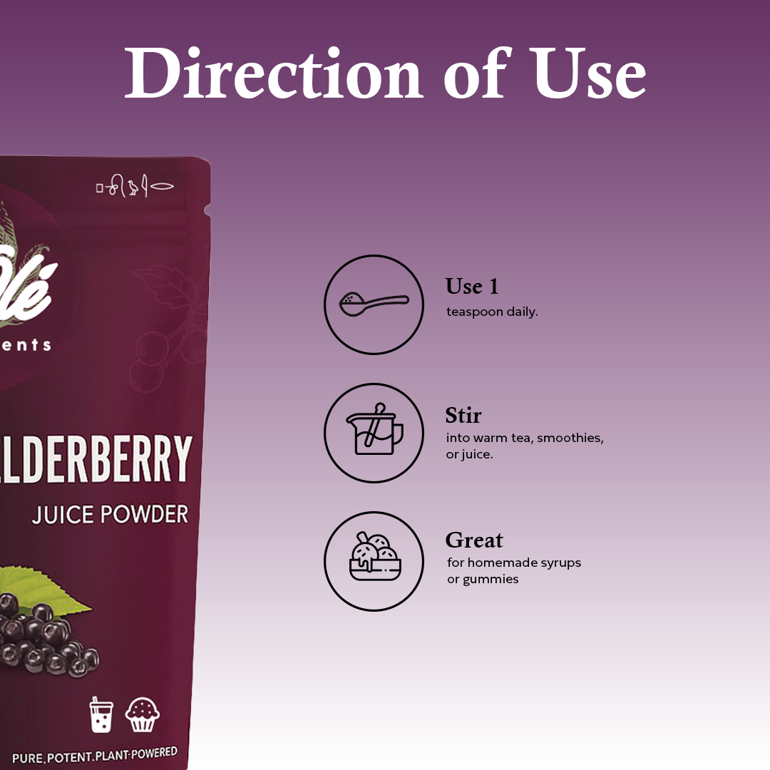 100g Elderberry Juice Powder