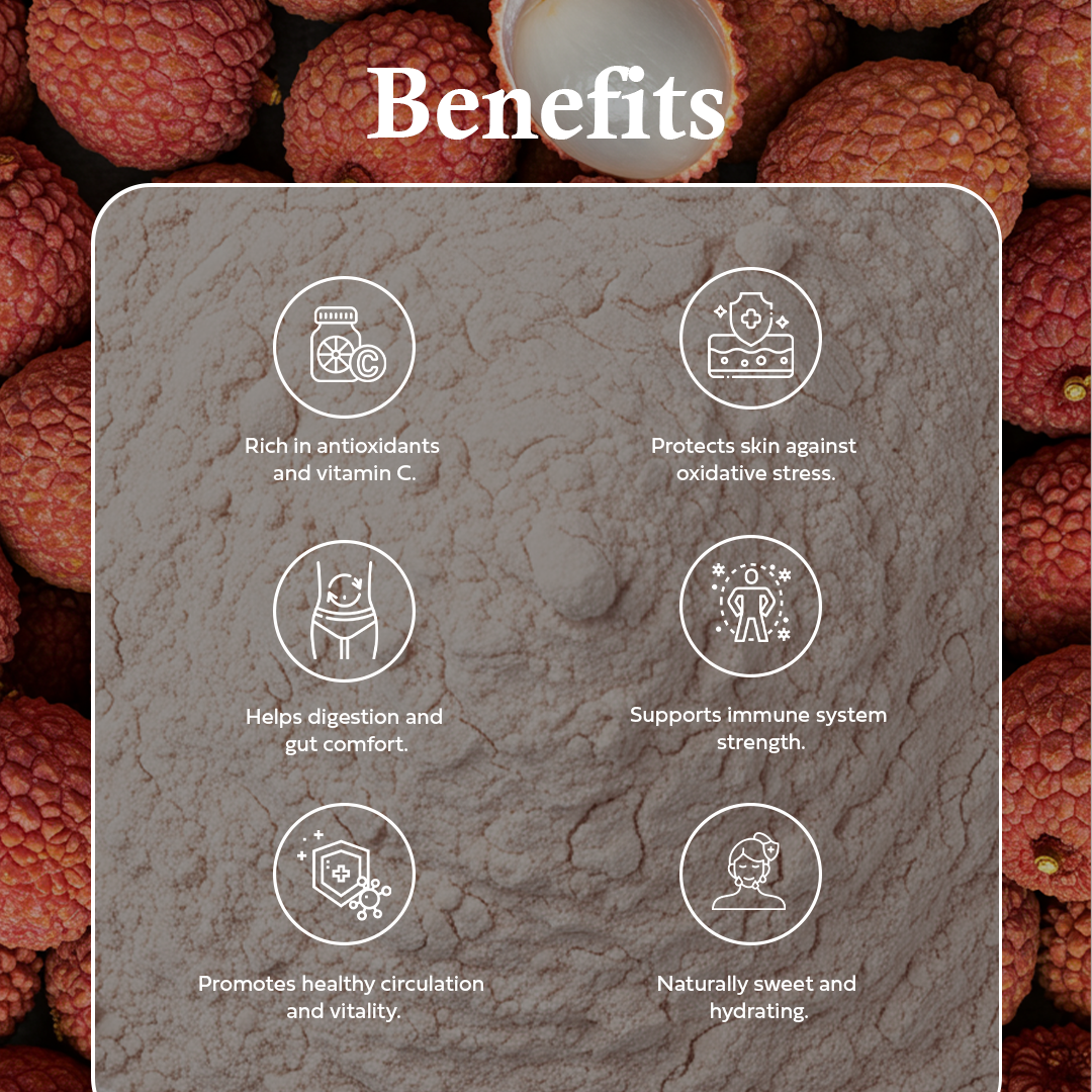 100g Organic Lychee Fruit Powder