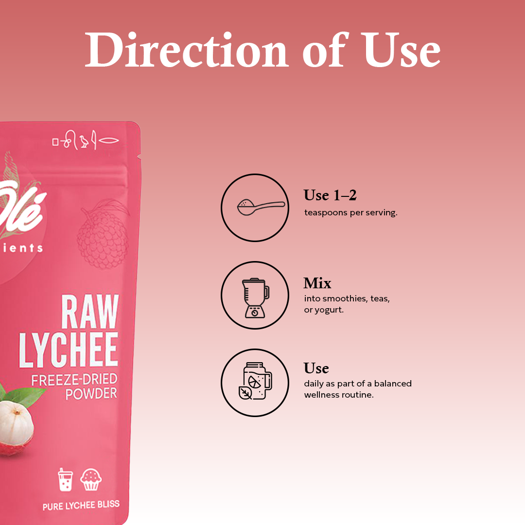 100g Organic Lychee Fruit Powder
