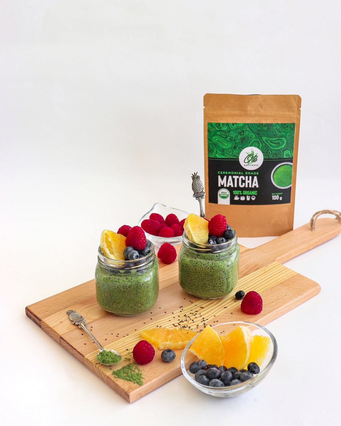 MATCHA CHIA PUDDING