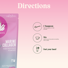 مسحوق ببتيدات الكولاجين البحري - 100 جرام