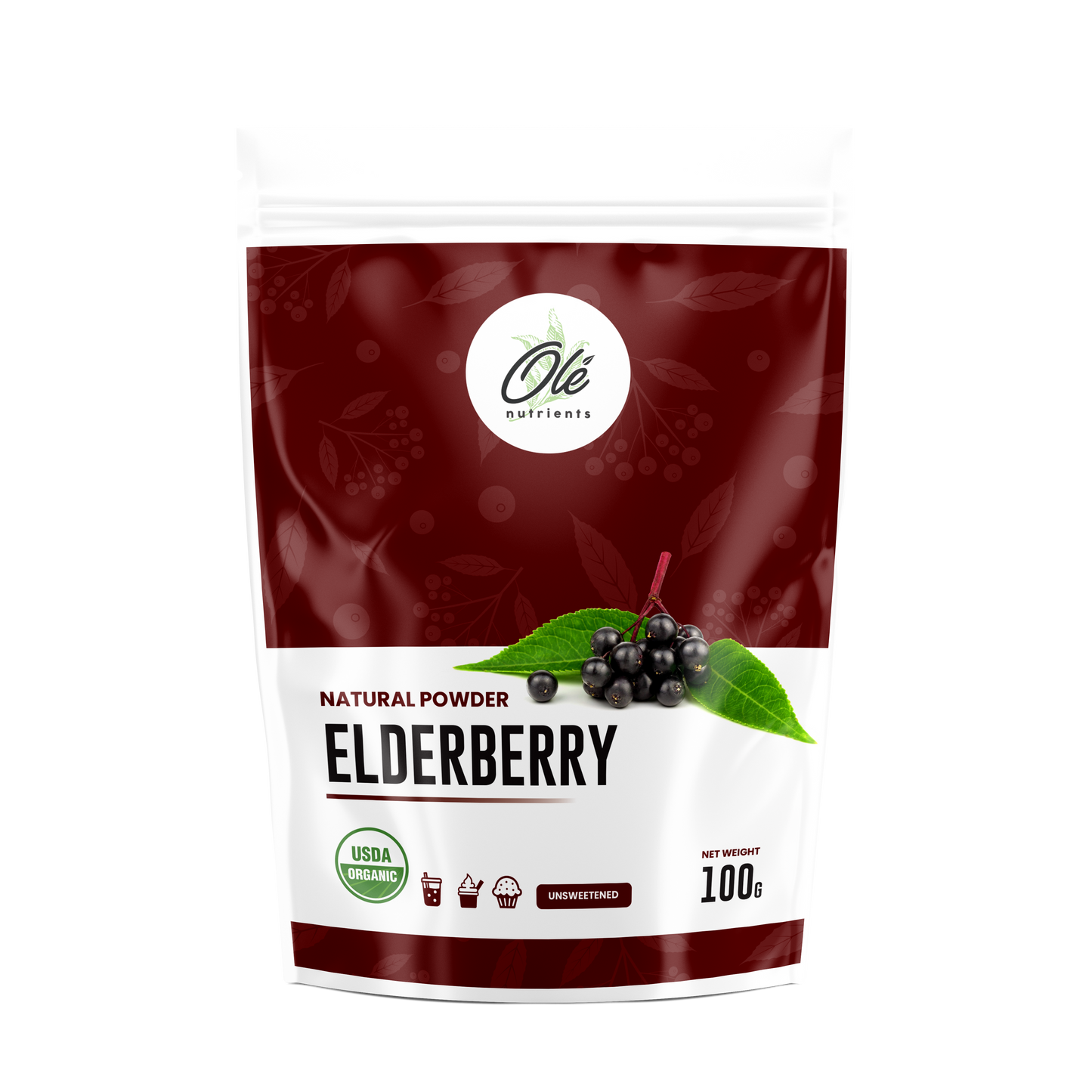100g Organic Elderberry Powder