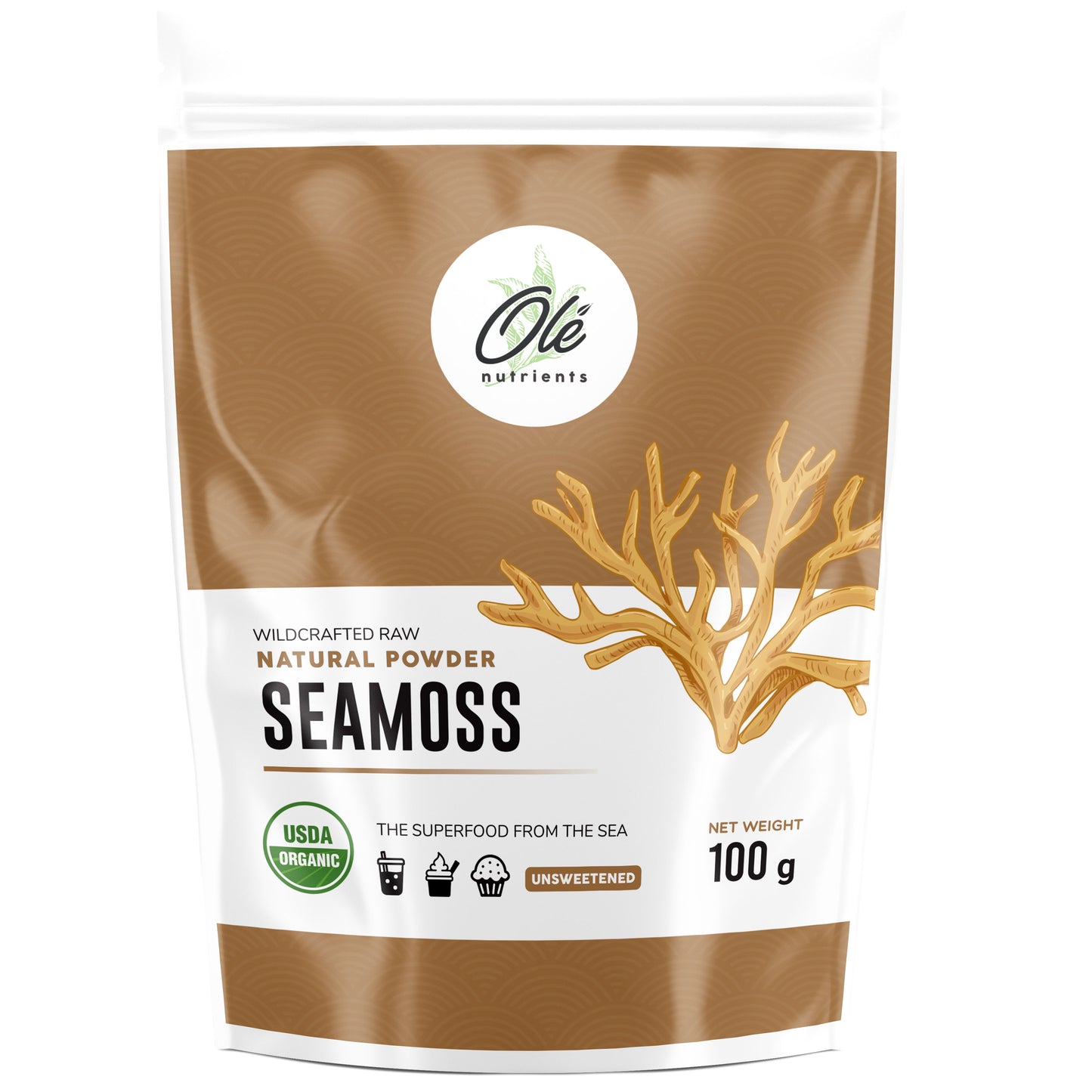 100g Raw Wildcrafted Sea Moss Powder