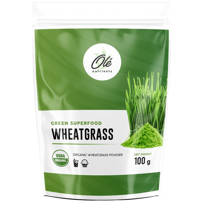 Wheatgrass Powder Color Wheatgrass Juice Powder 100g – olenutrients.com