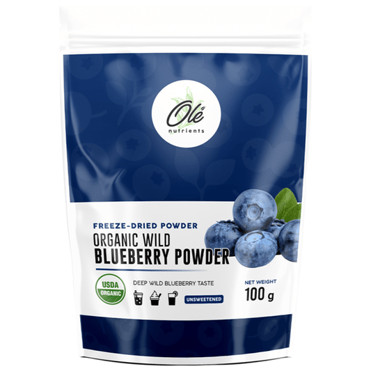 100g Organic Wild Freeze-Dried Blueberry Powder